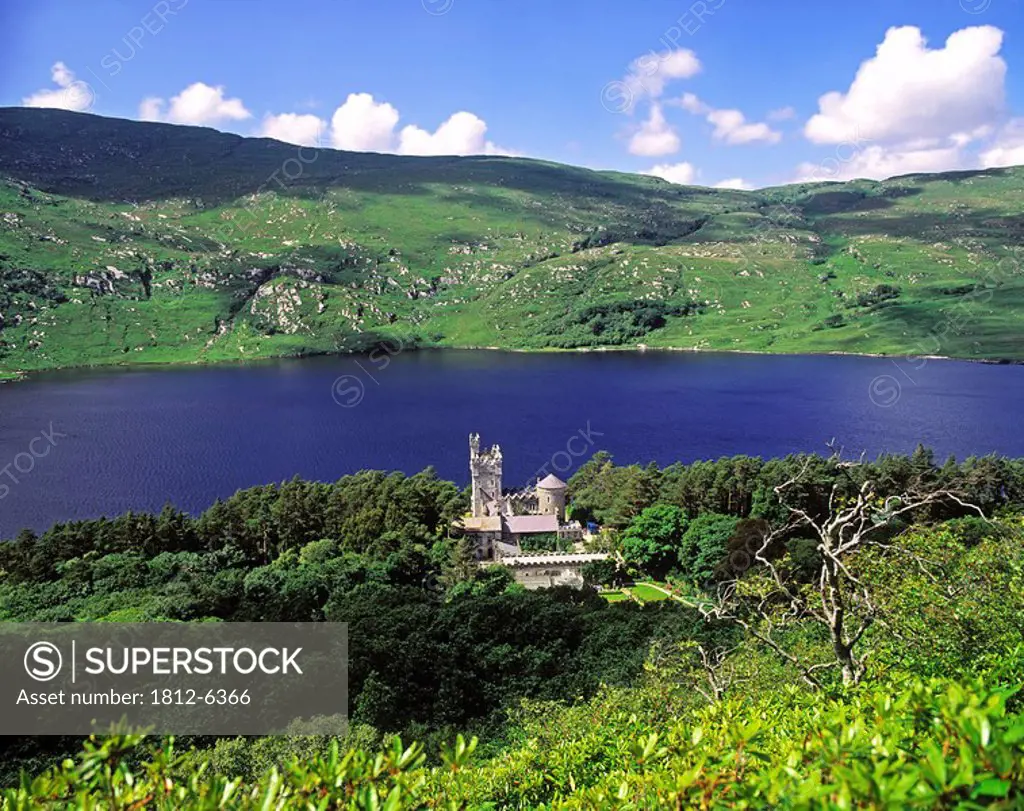 Lough Veagh andCastle, Glenveagh, Co Donegal, Ireland