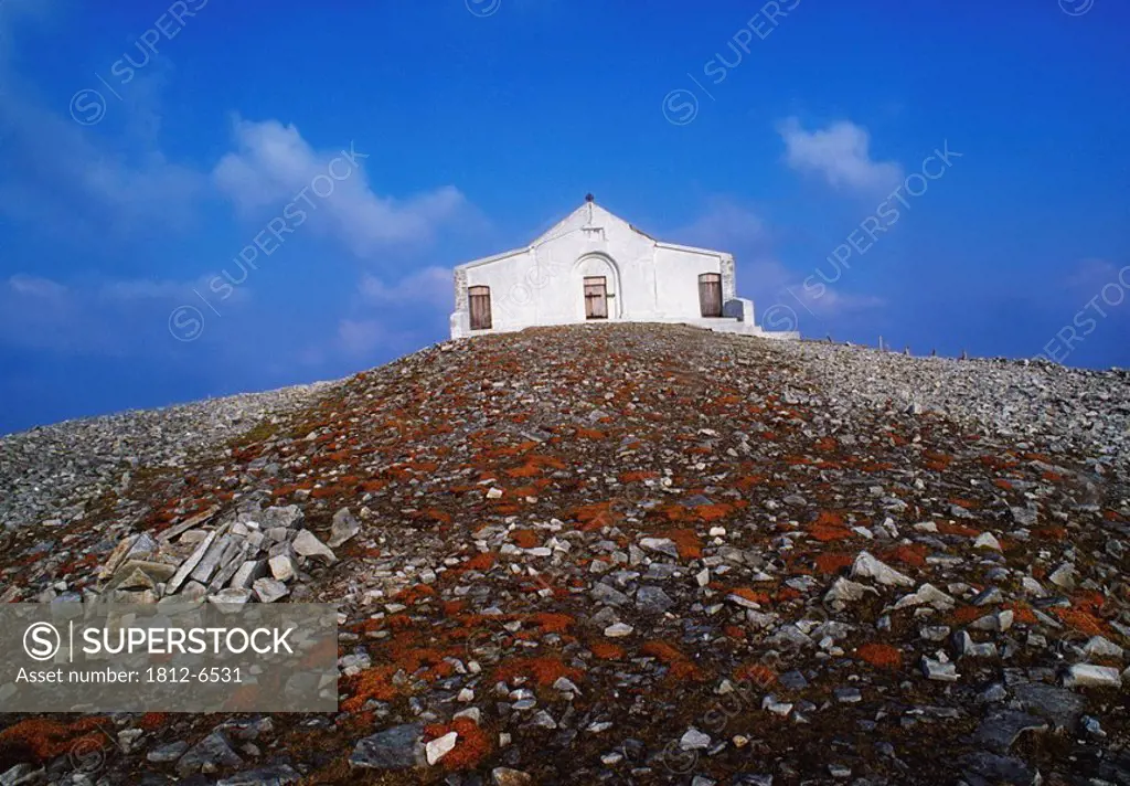 Co Mayo, Ireland, Chapel on the summit of Croagh Patrick
