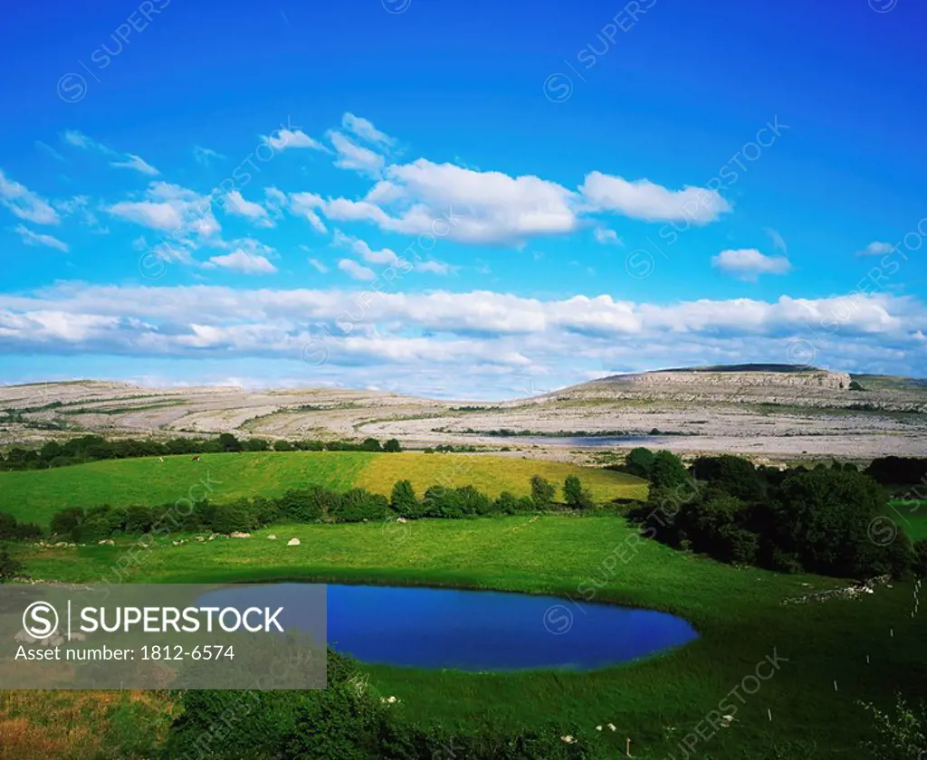 Mullaghmore, The Burren, County Clare, Ireland, Turlough in karst_landscape region