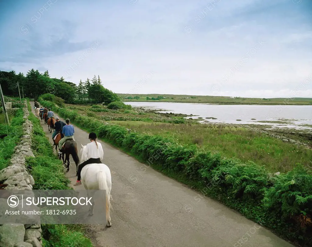 Pony Trekking, Connemara, Ireland
