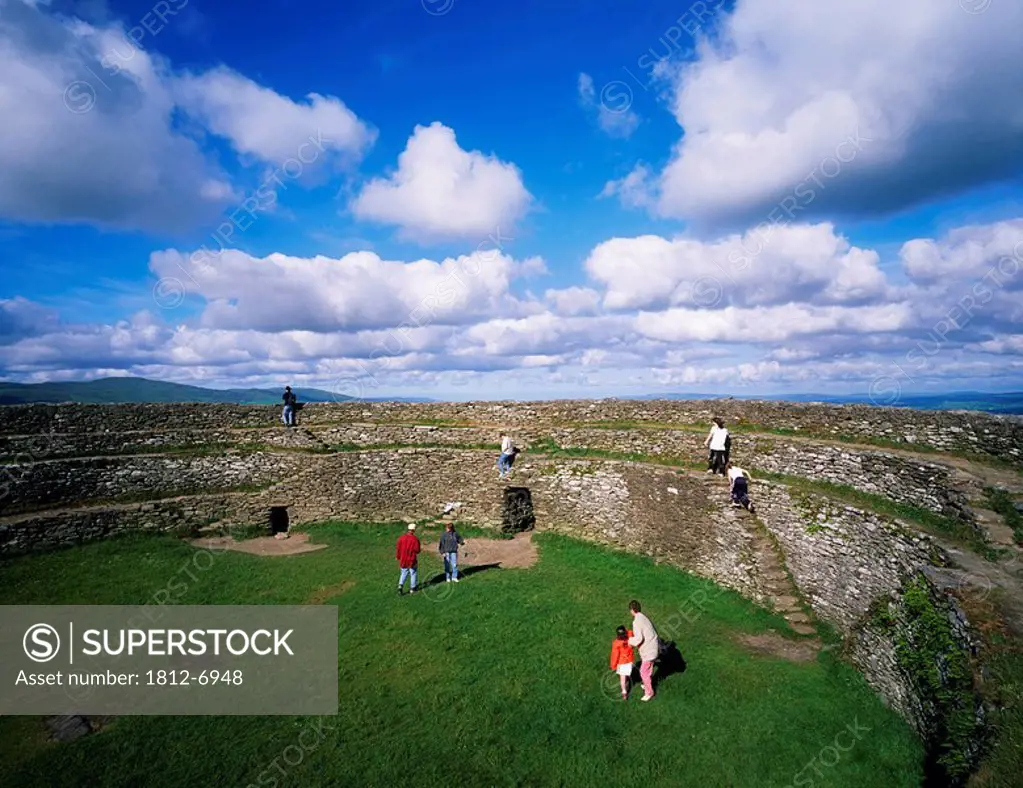Grianan of Aileach, Inishowen, Co Donegal, Ireland, Iron Age stone enclosure