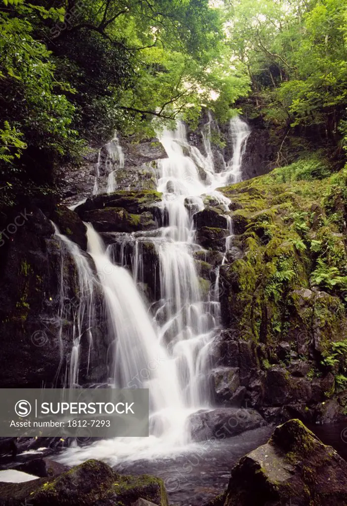Torc Waterfall, Killarney, Co Kerry, Ireland, Waterfall in Killarney National Park