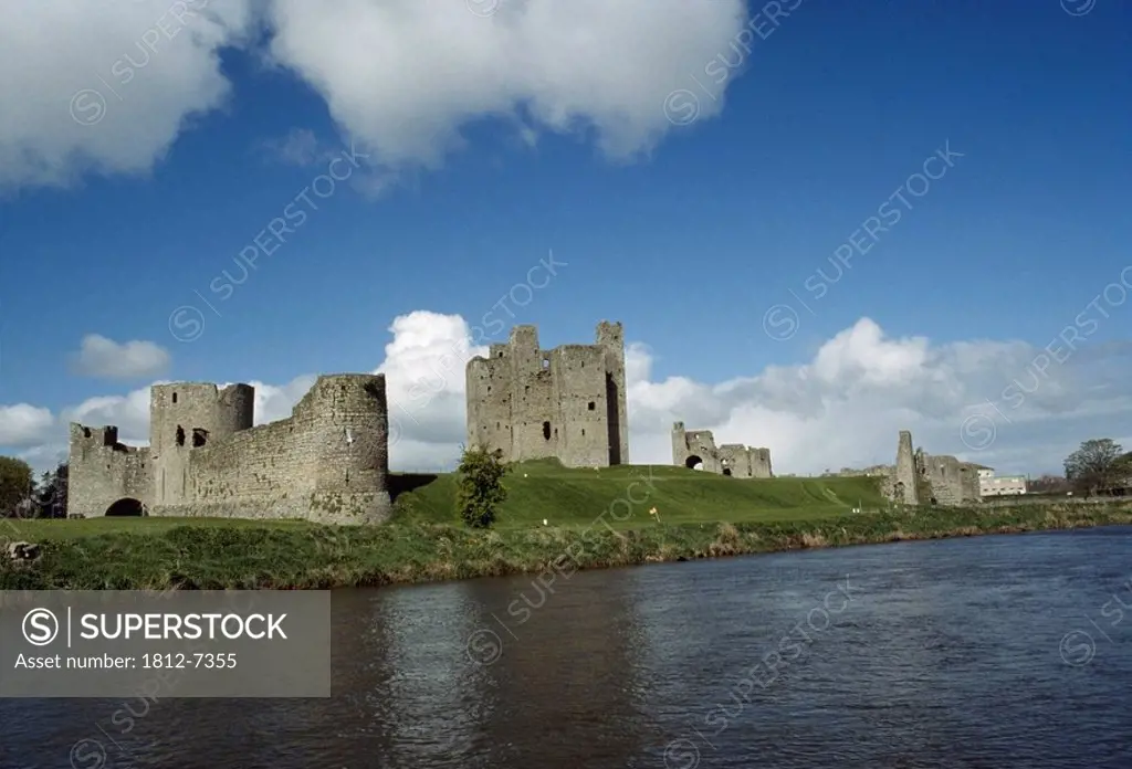 Trim Castle, Co Meath, Ireland, 12th Century castle on the River Boyne