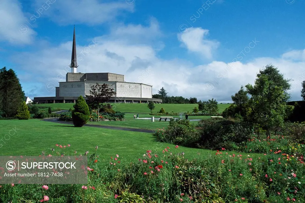 Basilica Of Our Lady Of Ireland,Knock,Co Mayo,Ireland,View of church