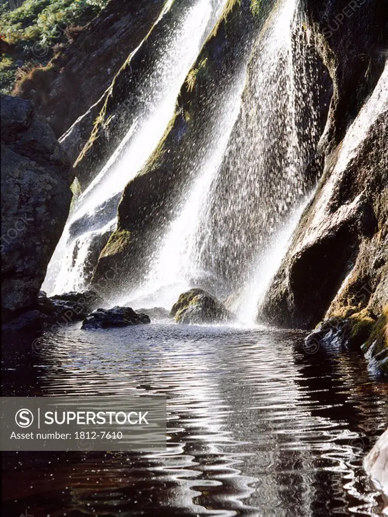 Powerscourt Waterfall, Powerscourt Estate, Co Wicklow, Ireland, Ireland´s highest waterfall