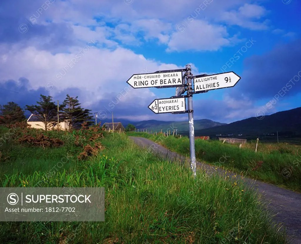 County Cork, Ireland, Directional road sign