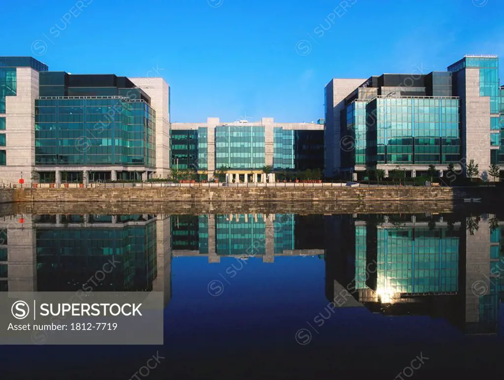 Dublin. Co Dublin, Ireland, Exterior view of the International Financial Services Centre