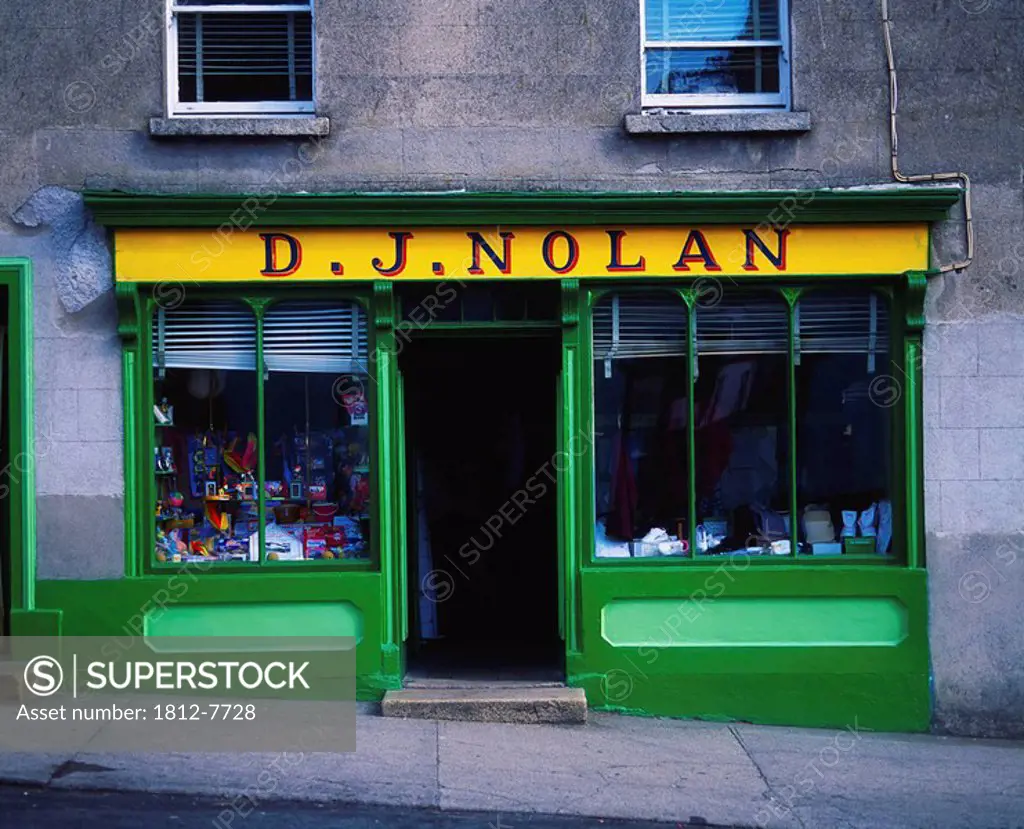 Borris, Co Carlow, Ireland, Traditional Shopfronts