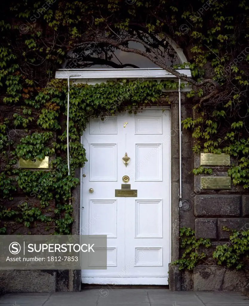 Merrion Square, Dublin, Co Dublin, Ireland, Georgian door