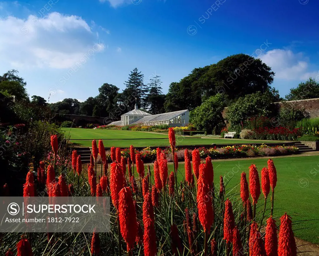 Mount Congreve, County Waterford, Ireland, Walled garden and greenhouse