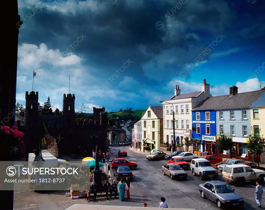 Macroom Castle, town square, Macroom, Co Cork, Ireland