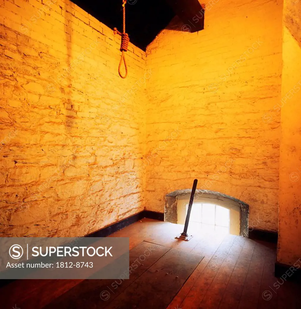 Kilmainham Gaol, Dublin, Co Dublin, Ireland, hanging cell