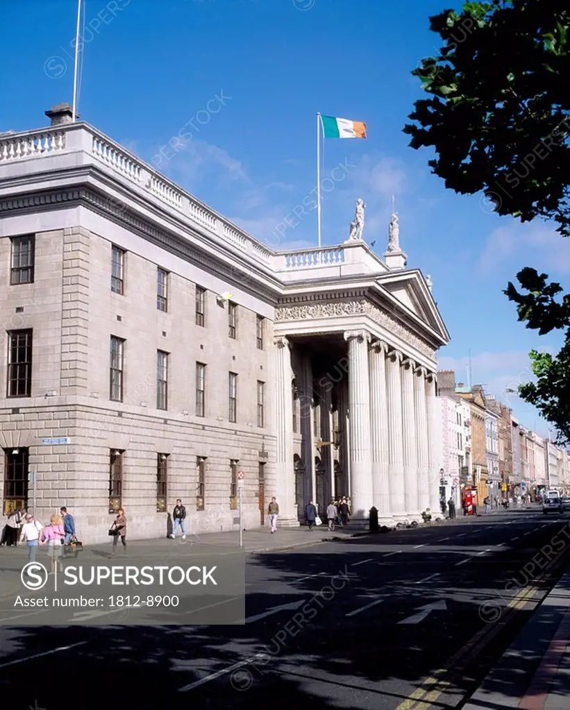General Post Office, Dublin, Co Dublin, Ireland, Post office built in 1818