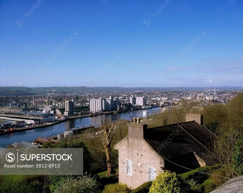 Cork, Co Cork, Ireland, View West from Montenotte