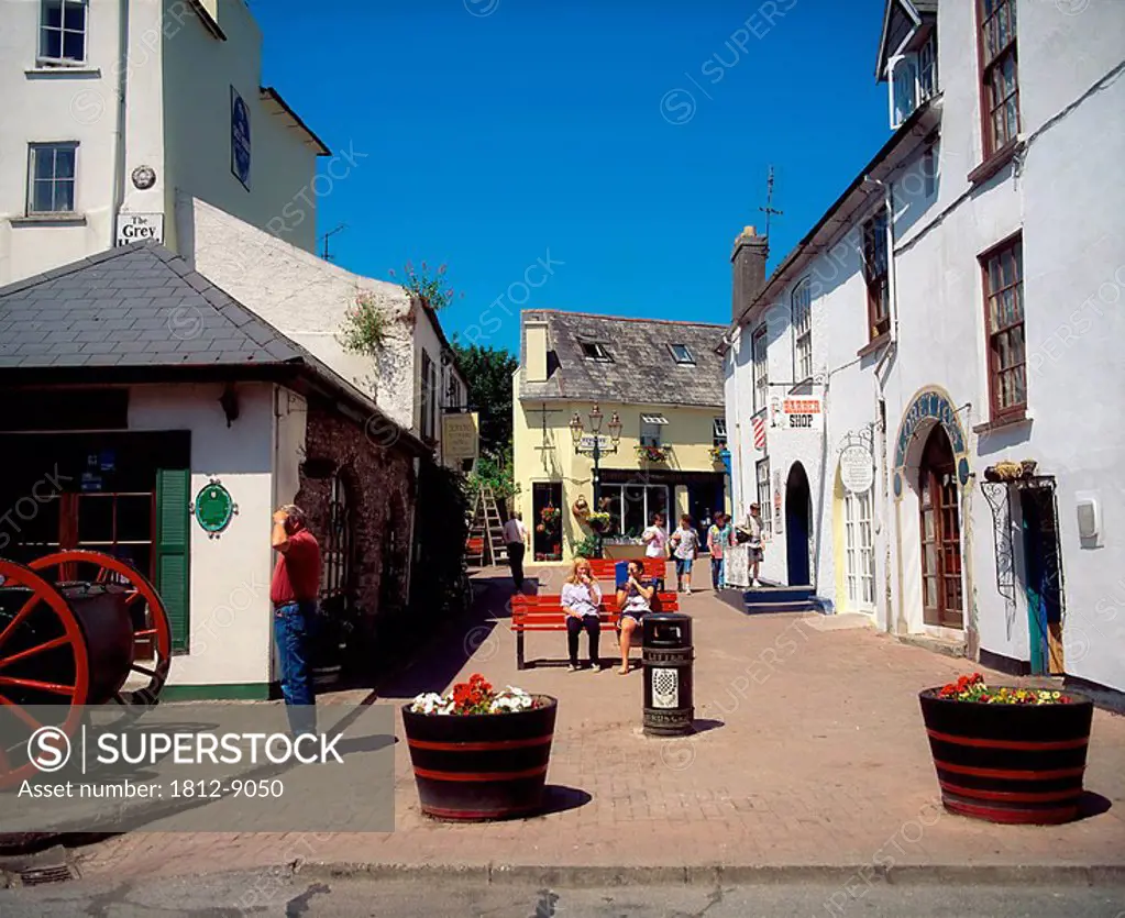 Kinsale, Co Cork, Ireland, People in a town