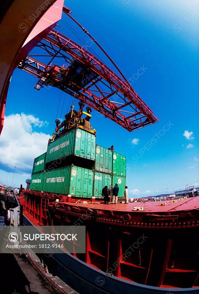 Dublin, Co Dublin, Ireland, Container docks
