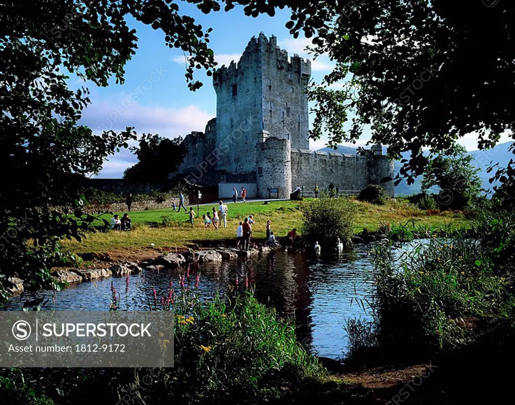 Ross Castle, Lough Leane, Killarney, Co Kerry, Ireland, 15th Century castle