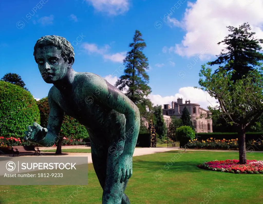 Powerscourt Estate, Powerscourt Gardens, Co Wicklow, Ireland, Sculpture on the Broad Walk