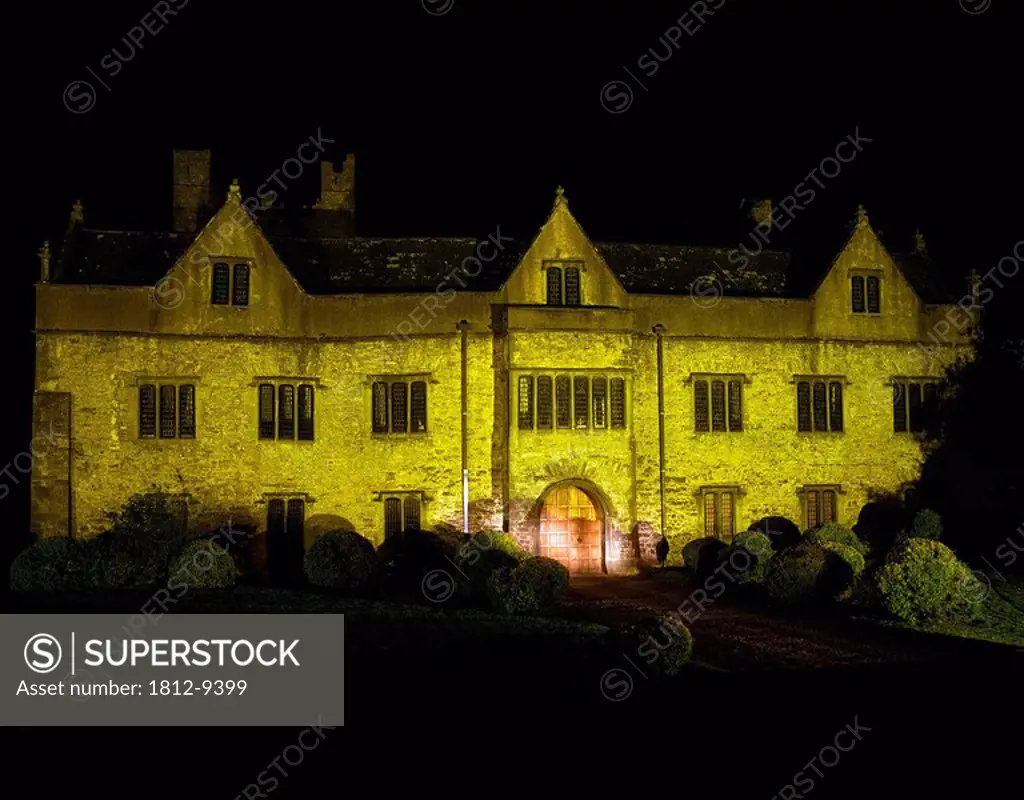 Ormonde Castle, Carrick On Suir, Co Tipperary, Ireland, 15th Century castle at night