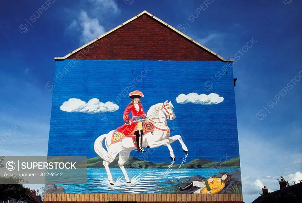 Belfast, Co Antrim, Northern Ireland, Loyalist Mural
