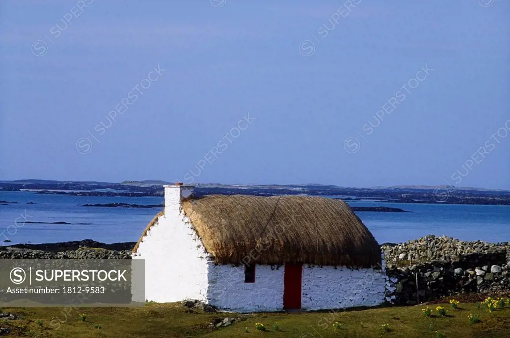 Ballyconneely, Co Galway, Ireland, Cottage near the Atlantic