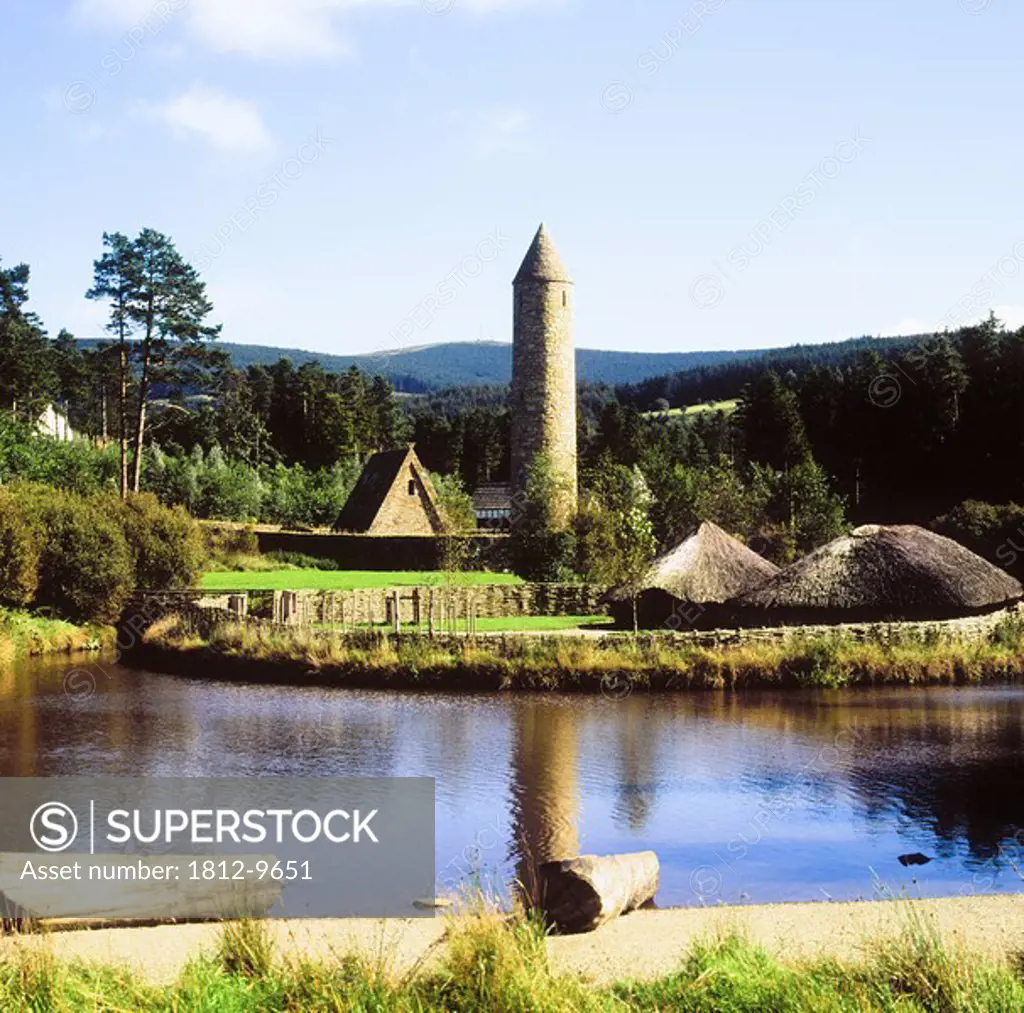Ulster History Park, Omagh, County Tyrone, Ireland, Crannog and early monastery