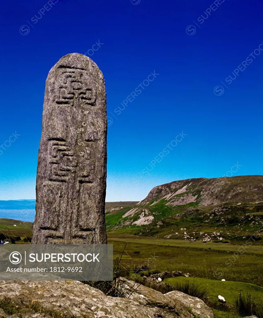 Glencolumbkille, Co Donegal, Ireland, Remains of a High Cross