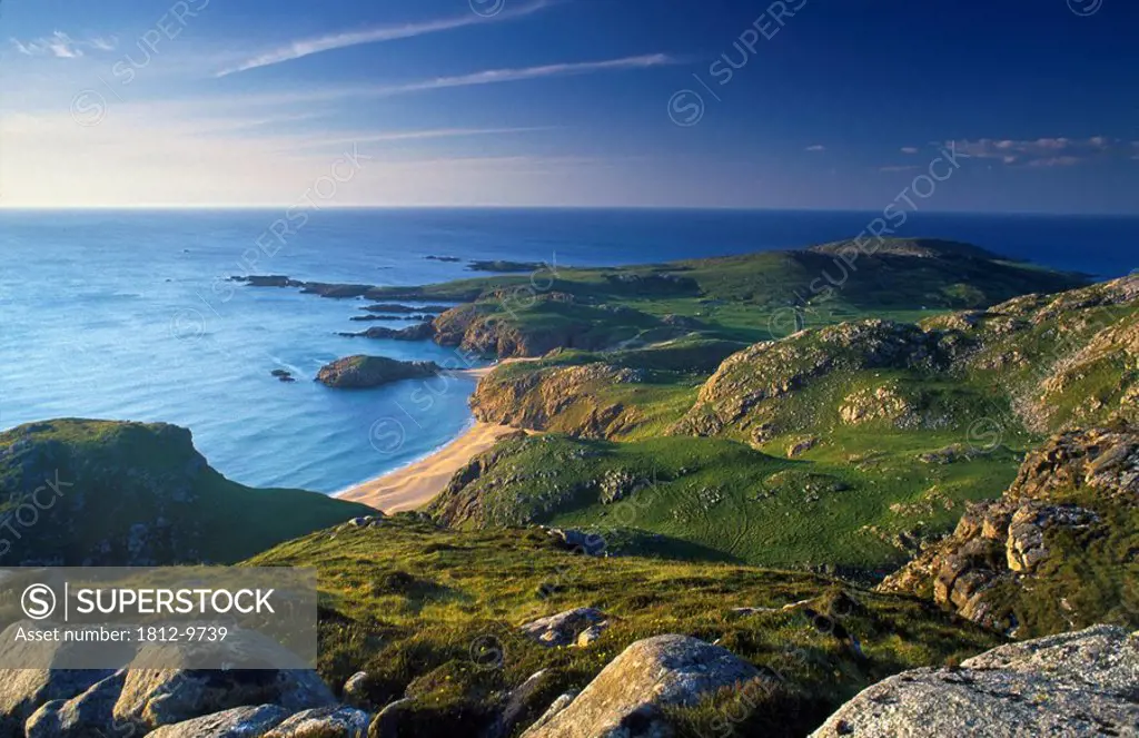 Boyeeghter Strand and Melmore Head, County Donegal, Ireland