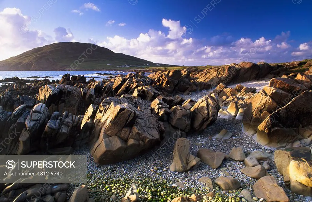 Coastal boulders, Inishowen Peninsula, County Donegal, Ireland