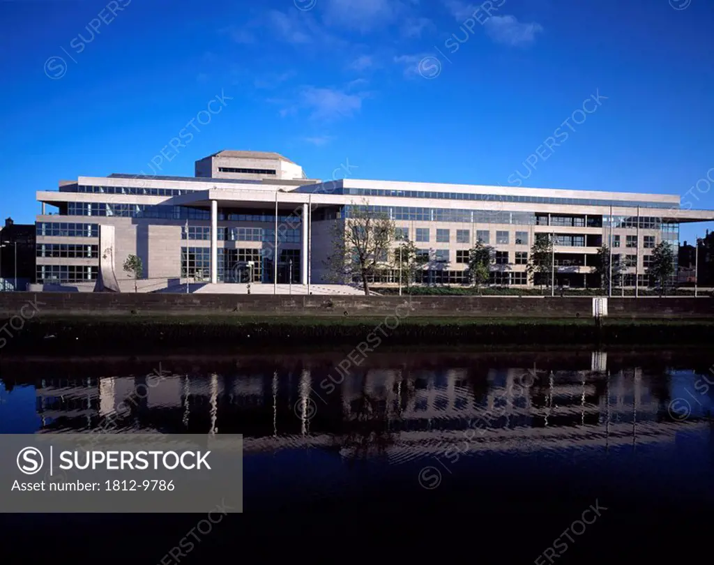 Dublin Corporation Building on the River Liffey, Dublin City, County Dublin, Ireland