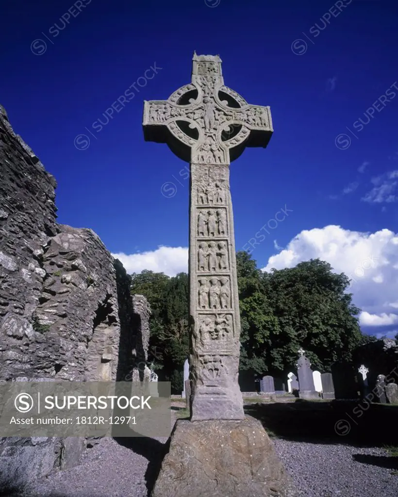 High Cross at Monasterboice in County Louth, Ireland