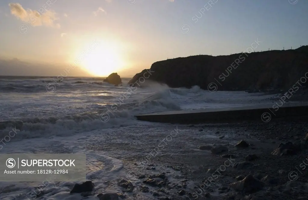 Stormy Seas, Knockmahon, Copper Coast, Co Waterford, Ireland
