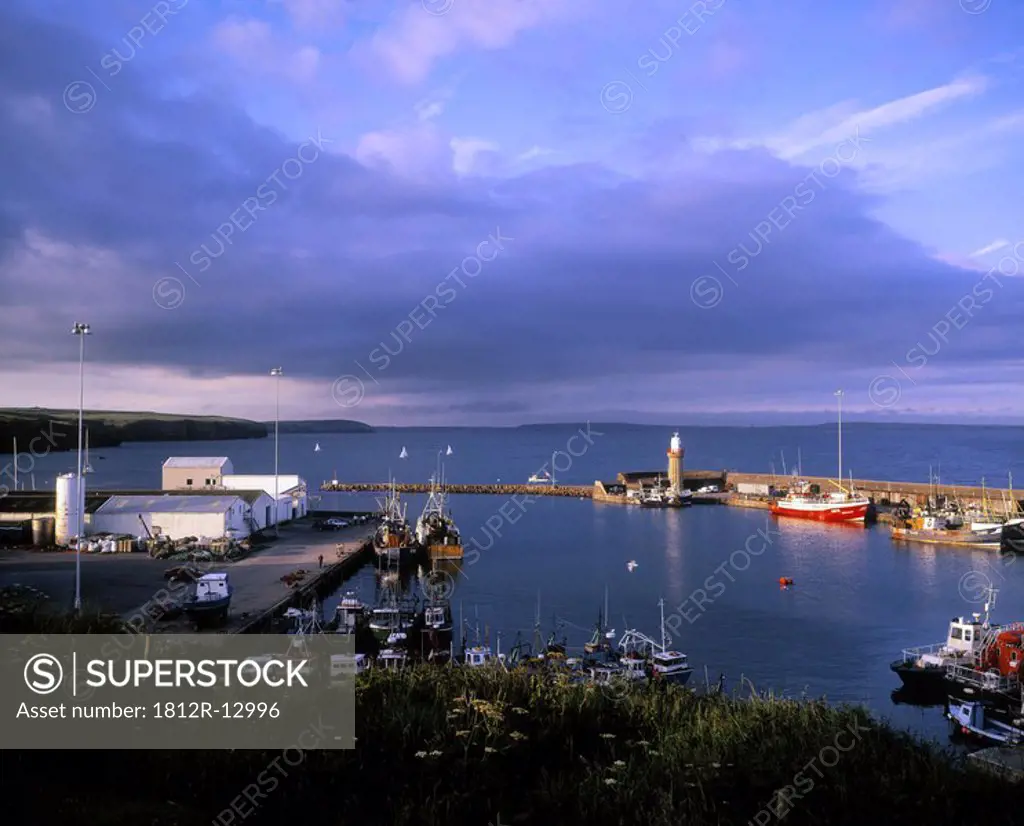 Fishing harbour in Dunmore East, County Waterford, Ireland