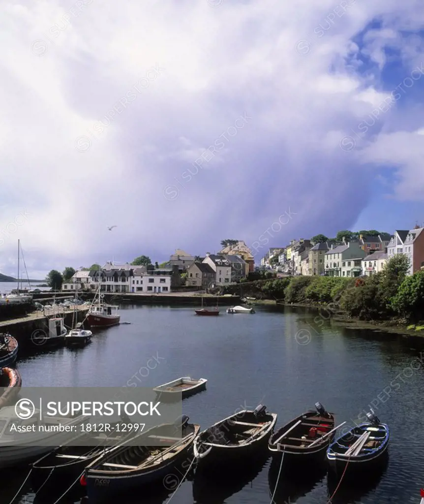 Roundstone Harbour in Connemara, County Galway, Ireland