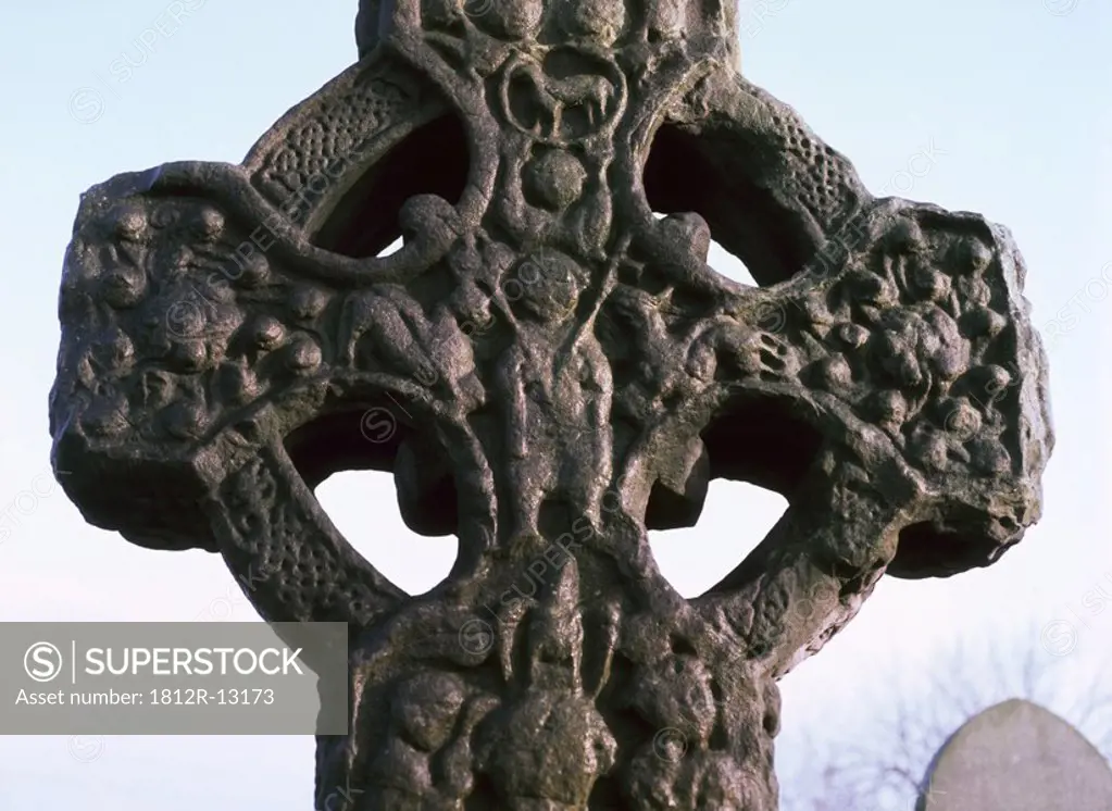 High Cross - South Cross, Cross of St  Patrick & St  Columba, Kells, Co Meath, Ireland