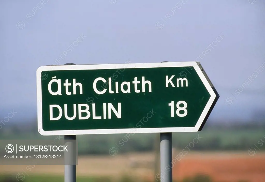 Road Signs, Signpost, Ireland
