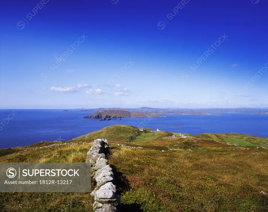 Cape Clear Island with Sherkin Island in B/G, Ireland