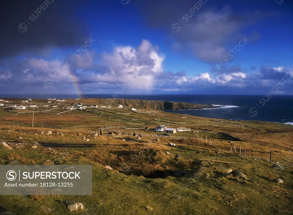 Co Donegal, Bloody Foreland With Rainbow, Ireland