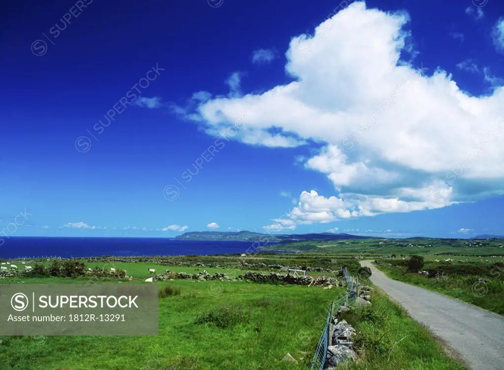 Donegal, Culdaff Bay, View Toward Glengad, Ireland