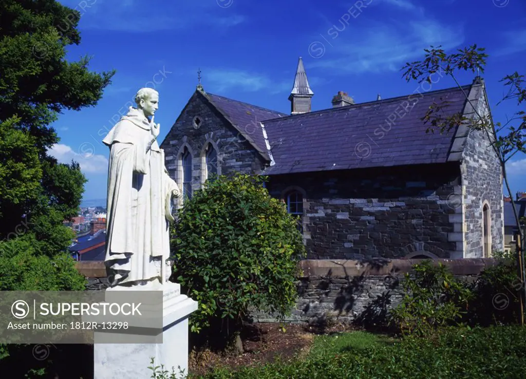 Statue of St  Columb, Waterside, Derry City, Ireland