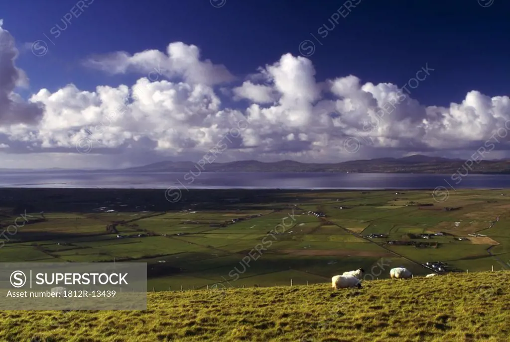 Co Antrim, View over Magilligan Point, to Greencastle, Ireland