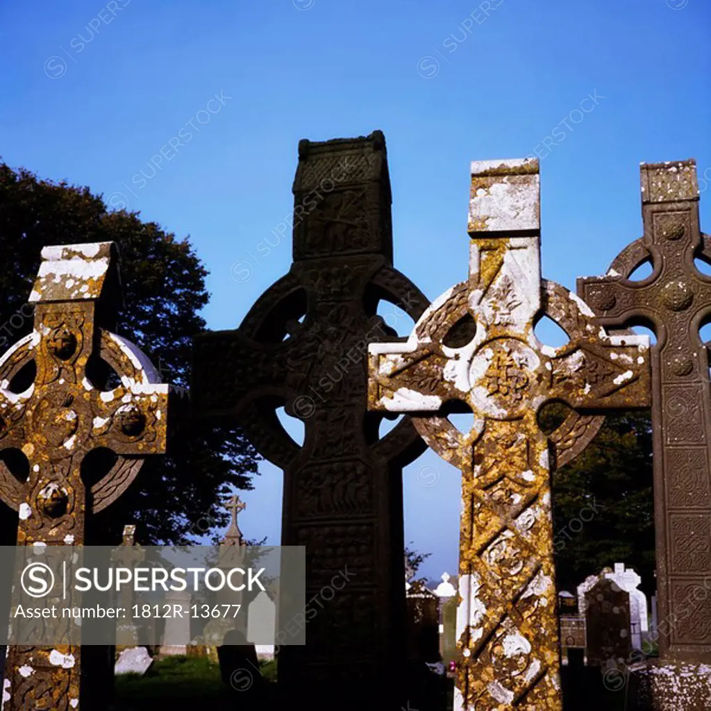 High crosses, Co Louth, Monasterboice, Ireland