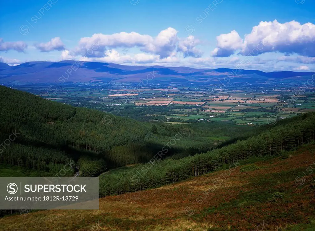 View of the Vee Gap, Knockmealdown Mountains, Co Waterford, Ireland