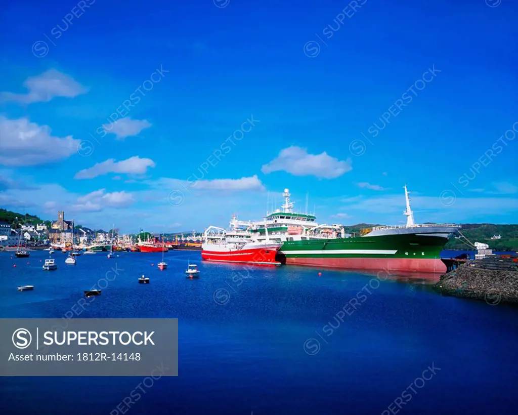 Giant fishing boat, Killybegs, Co Donegal, Ireland