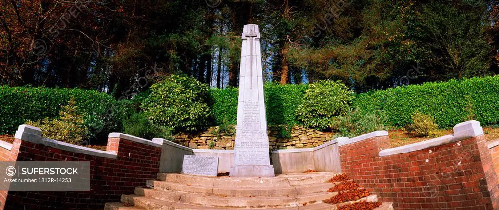 Co Cork, near Blarney, Ireland, memorial to a site of ambush for the old IRA