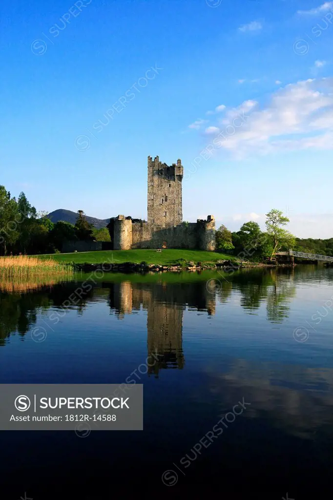 Ross Castle at Lough Leane in Killarney, Kerry, Ireland