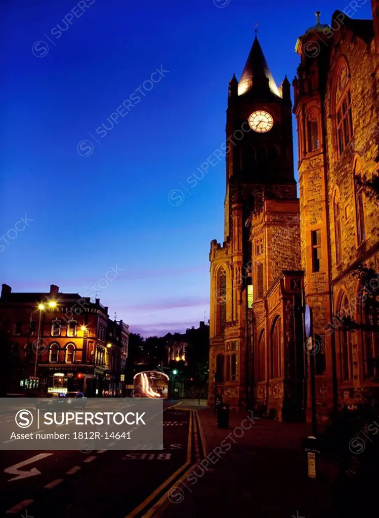 Guildhall & Shipquay Gate, Derry City, County, Derry, Ireland
