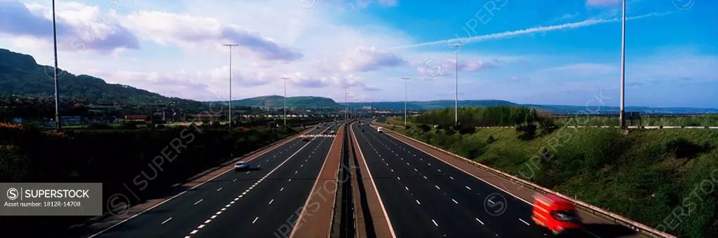 Motorway, M2, Belfast, Co Antrim, Ireland