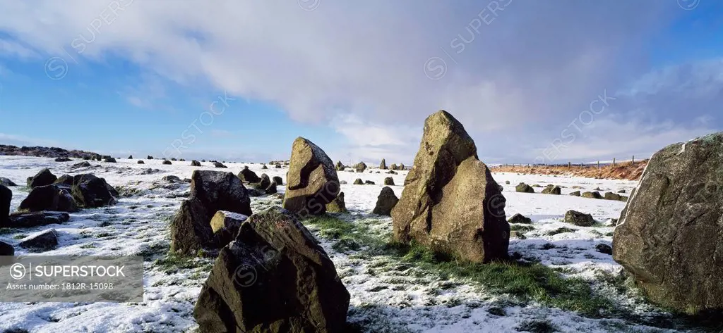 Irish Snow Scenes, Co Tyrone, Beaghmore,