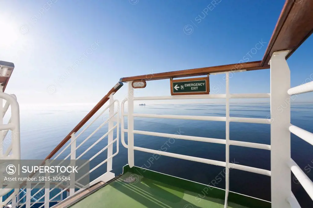 Baltic Sea, Cruise ship travelling between Russia and Finland
